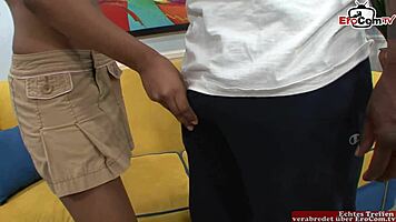 skinny ebony slut picked up for bbc facial pounding