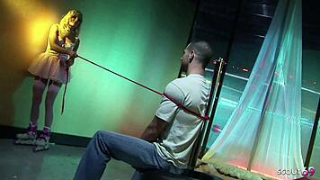 blonde melissa black tempts guy into deep anal femdom roleplay