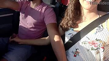 university girl strokes big cock to pay her taxi fare