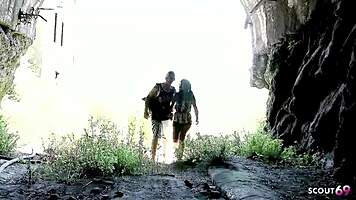 risky beach outdoor fuck spanish brunette jasmina volcan crazy positions