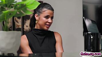 Hime Marie Seduces Kylie Rocket Interview Into Steamy Lesbian Tribbing