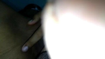 Young cuckold watches old stud fuck his babe then licks creampie pussy