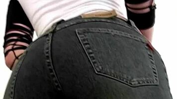 hey slutty brunette wanna strip off those tight jeans and show your small tits ass?