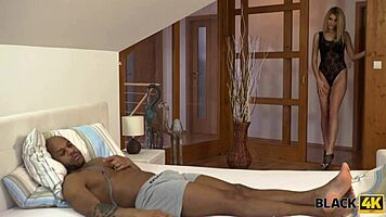 Black4k delivers ultimate interracial hotel fun with intense anal pounding and blowjobs