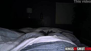 Stepson Craves Wild Night of Passion in Stepmom's Big Ass Bed