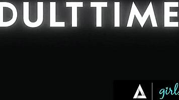 Ruby Moon and Selina Bentz scissor wildly during risky outdoor detention