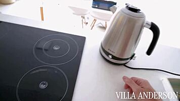 whoa, stepdad sneaks up and wrecks my tight pussy from behind—ouch, it hurts so good! 🔥😩