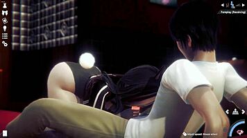 Hot busty submissive Asian bunny deepthroats monster cock for creamy anal creampie fill