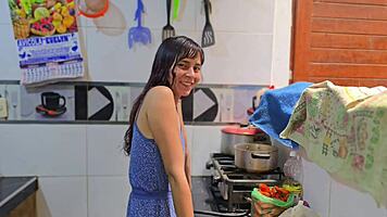 Older Man POUNDS Me Wild In Kitchen!