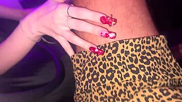 Ginger teen stuns party with bold public deepthroat on massive cock during heated game night