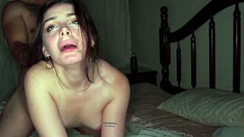he ravages my petite best friend's tight pussy in rough doggystyle domination