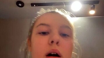 Extreme Public Gym Sucking Tease