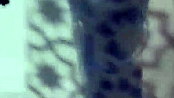 stepmom ignores my naked jerk off but craves handjob on my fat throbbing dick