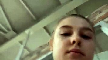 Extreme Public Gym Sucking Tease