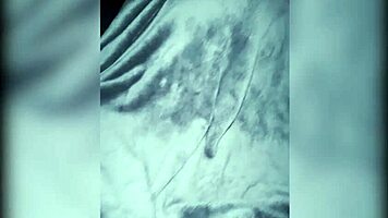 Creampie fills her tight pussy silently while sleeping 💦😈