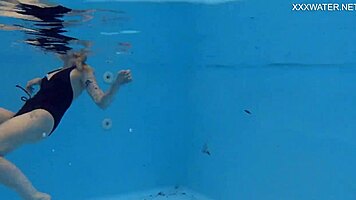 finnish mimi cica strips naked by pool for you