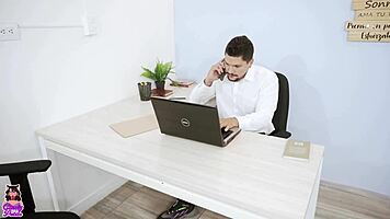 boss orgy rips clothes skinny secretary slut