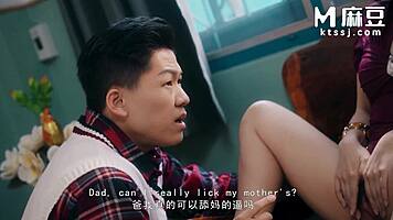 Asian virgin explores free sex world riding cocks doggystyle and cowgirl in wild foursome orgy