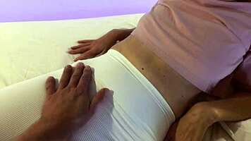 cute babe tests iphone camera on juicy tight pussy close-up