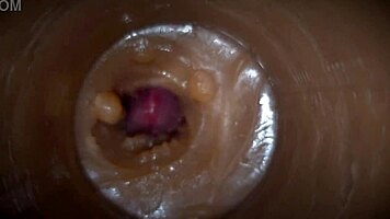 babe screams in ecstasy as huge cock pumps her fetish pussy full of sloppy creampie closeup