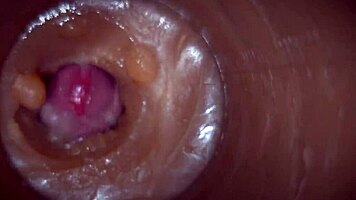 babe screams in ecstasy as huge cock pumps her fetish pussy full of sloppy creampie closeup