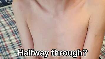 bts candie cross's skinny spinner try-on tease explodes into cock-hungry raw pounding frenzy