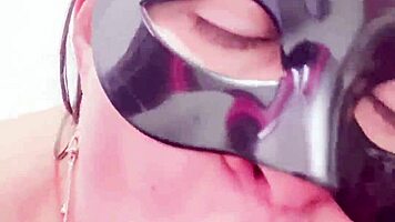 colombian stepmom's huge pussy masturbation for boss in lingerie