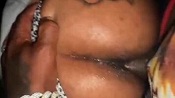 Picked up ebony wife for husband to pound her wet pussy good