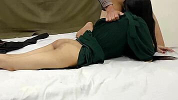 oh damn her tight young pussy craves my hard nighttime fuck!