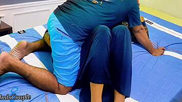 hijab slut spreads pussy but horny guy plugs her tight asshole with toy