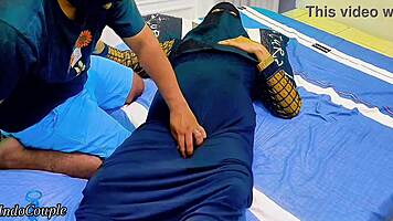 hijab slut spreads pussy but horny guy plugs her tight asshole with toy