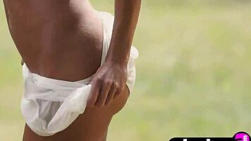 rain drenches natalie costello as perfect big ass emerges teasingly