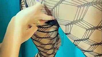 Surprise 90s bathtub nostalgia Mama Studio muse Luiza Ambiel ass pounded hard in lingerie choking deepthroat gagging session