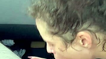 big tits hooker watches cum fill her mouth after street fuck