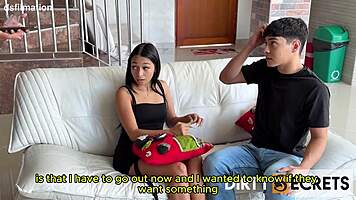 i sneak in to bang the girlfriend and her mistress part 1 caught in the act