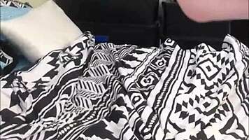 teasing ass with massive dildo plunge