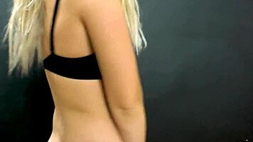 sabrina's wet shaved pussy takes pounding before facial cumshot load