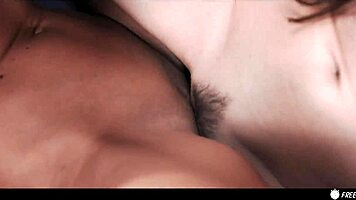 Horny Brunette Time Stops And Dildo Fucks Blonde Lesbian Slut!