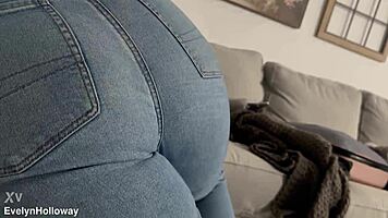 i crave the sharp cane strikes on my big ass through tight jeans stinging so deliciously