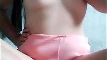 Tiny Filipina's Heart Races as She Unveils Hidden Desires on Camera