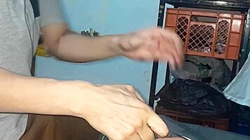 Friend Joins Dick Sucking for Steamy Hot Trio