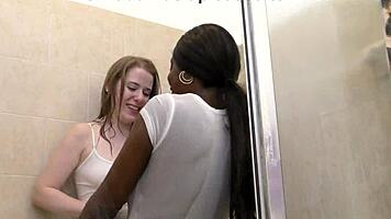 Interracial Wet Tits Overflow with Passionate Desire