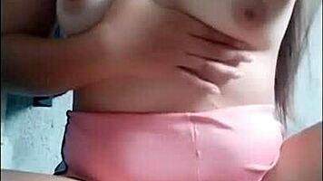 Tiny Filipina's Heart Races as She Unveils Hidden Desires on Camera