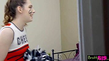 Hot latinas in uniform fuck passionately pov creampie