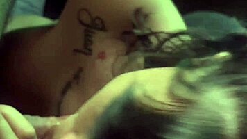 Friend's girlfriend deepthroats bent over then rides cock doggystyle hard