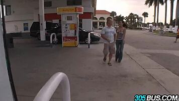 pornstar charlie chase slurps cocks in wild outdoor orgy cash fuck 😜