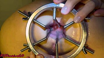 huge cocks double stuff skinny anal whore