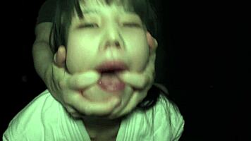 japanese cutie gags on euro cock wondering can she handle rough face fucking deepthroat?