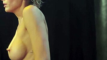 natalie mae the smoking hot boxer babe strips for steamy big tit nude workout