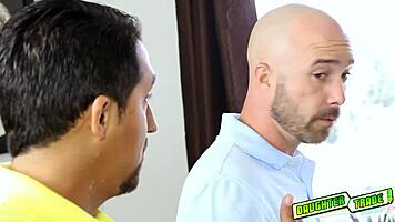 hot redhead babes blindfolded then fucked by mature monster cocks